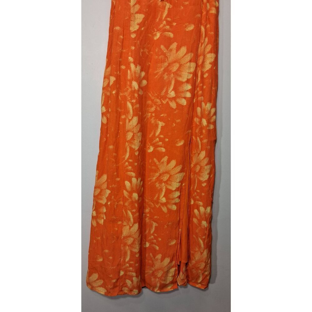 Urban outfitters womens medium orange dress boho midi travel resort sun - Picture 7 of 11